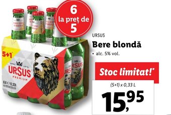 Lidl Bere blondă Ofertă