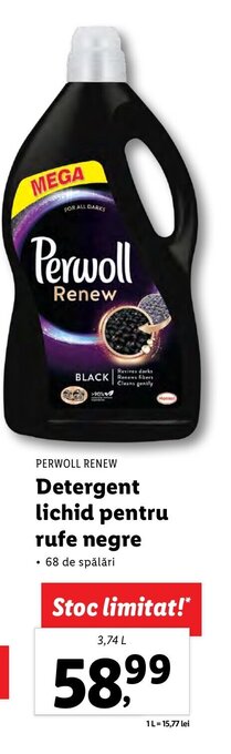 Lidl Detergent lichid pentru rufe negre Ofertă