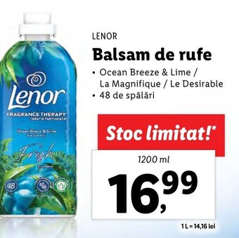 Lidl Balsam de rufe Ofertă