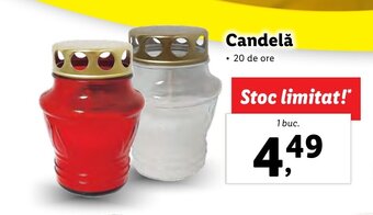 Lidl Candelă Ofertă