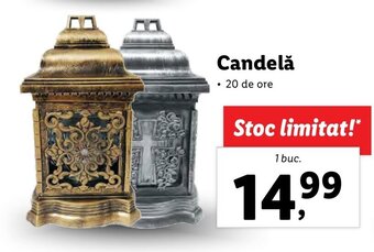 Lidl Candelă 20 de ore Ofertă
