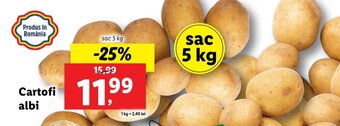 Lidl Cartofi albi Ofertă
