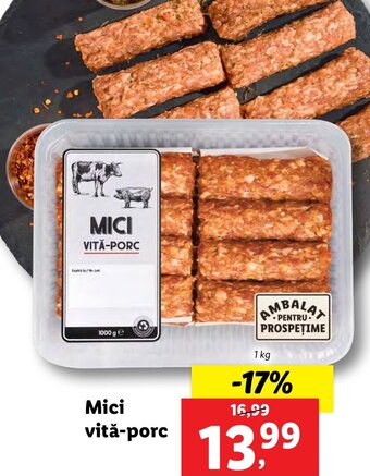Lidl Mici vită-porc Ofertă