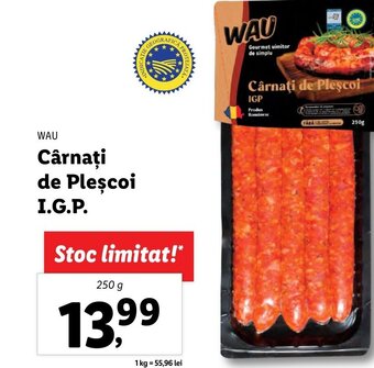 Lidl Cârnaţi de Pleșcoi I.G.P. Ofertă