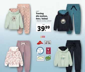Lidl Trening din molton, fete/ băieți Ofertă