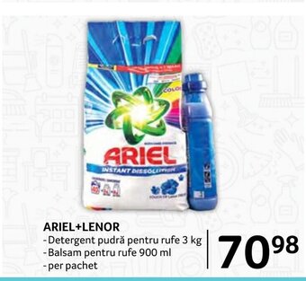 Selgros ARIEL+LENOR - Detergent pudră pentru rufe 3 kg Ofertă