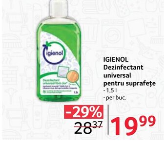 Selgros IGIENOL Dezinfectant igienol pentru suprafețe Ofertă