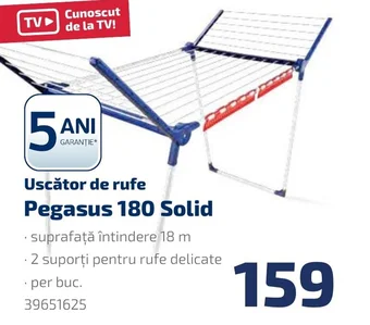 Selgros Uscător de rufe Pegasus 180 Solid Ofertă