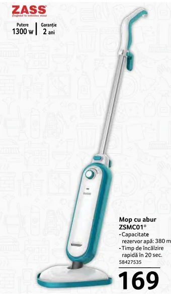 Selgros Mop cu abur ZSMC01* Ofertă