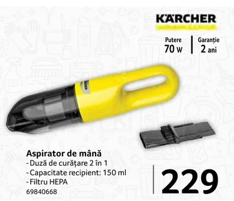Selgros Aspirator de mână Ofertă