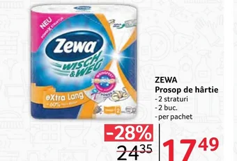 Selgros ZEWA Prosop de hârtie Ofertă