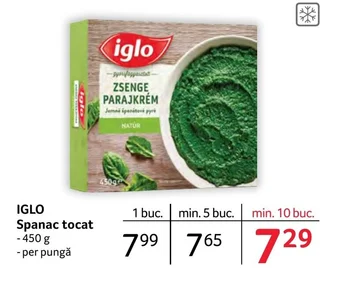 Selgros IGLO Spanac tocat Ofertă