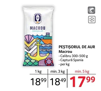 Selgros PEŞTIŞORUL DE AUR Macrou Ofertă