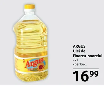 Selgros ARGUS Ulei de floarea-soarelui Ofertă