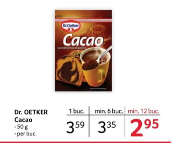 Selgros Dr.OETKER Cacao Ofertă