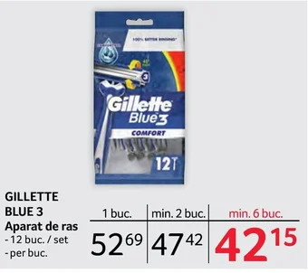 Selgros GILLETTE BLUE 3 Aparat de ras Ofertă
