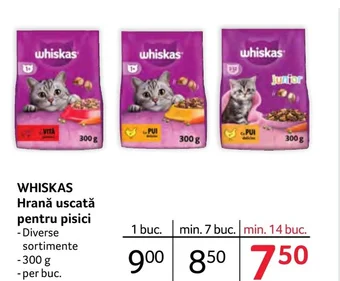 Selgros WHISKAS Hrană uscată pentru pisici Ofertă
