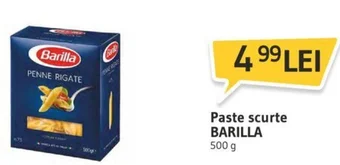 Supeco Paste scurte BARILLA 500 g Ofertă