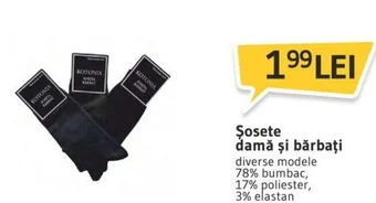 Supeco Şosete damă şi bărbaţi Ofertă