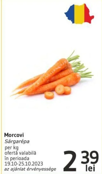 Supeco Morcovi Sárgarépa per kg Ofertă