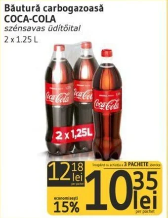 Supeco Băutură carbogazoasă COCA-COLA Ofertă