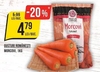 Mega Image GUSTURI ROMÂNESTI MORCOVI, 1KG Ofertă