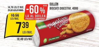 Mega Image GULLÓN BISCUITI DIGESTIVI, 400G Ofertă