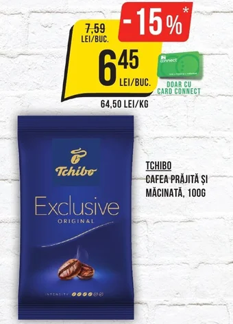 Mega Image TCHIBO CAFEA PRĂJITĂ ȘI MĂCINATĂ, 100G Ofertă