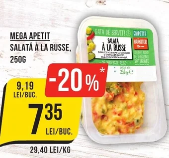 Mega Image MEGA APETIT SALATĂ À LA RUSSE, Ofertă