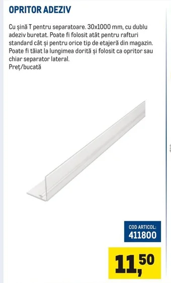 Metro OPRITOR ADEZIV Ofertă