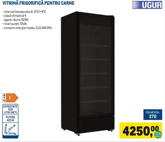 Metro VITRINA FRIGORIFICĂ PENTRU CARNE Ofertă