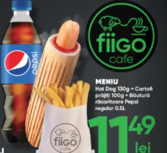 PROFI MENIU Hot Dog 130g + Cartofi Ofertă