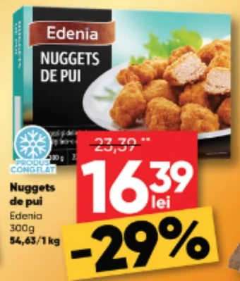 PROFI Nuggets de pui Edenia 300g 54,63/1 kg Ofertă
