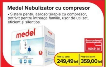 Dr.Max Medel Nebulizator cu compresor Ofertă