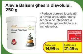 Dr.Max Alevia Balsam gheara diavolului, 250 g Ofertă
