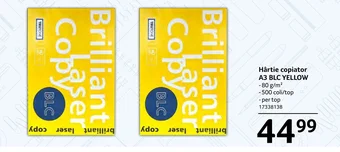 Hârtie copiator A3 BLC YELLOW