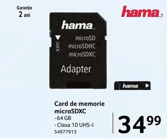 Selgros Card de memorie microSDXC Ofertă