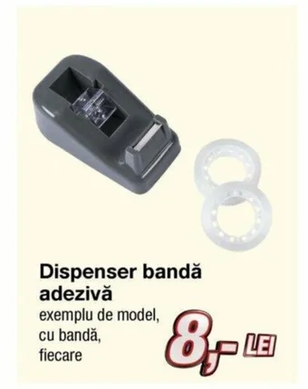 Dispenser bandă adezivă