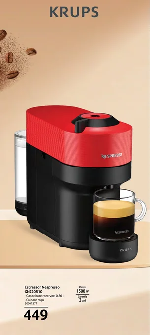 Selgros Espressor Nespresso Ofertă