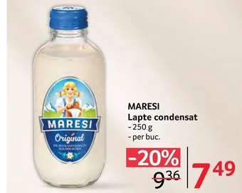 Selgros MARESI Lapte condensat Ofertă