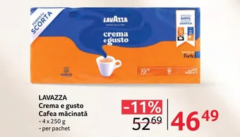 Selgros LAVAZZA Crema e gusto Cafea măcinată Ofertă