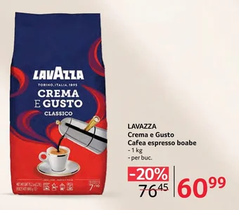 LAVAZZA Crema e Gusto Cafea espresso boabe