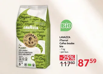 Selgros LAVAZZA ¡Tierra! Cafea boabe bio Ofertă