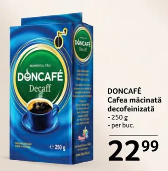 DONCAFÉ Cafea măcinată decofeinizată