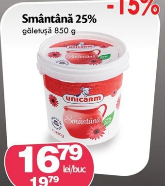 Unicarm Smântână 25% Ofertă