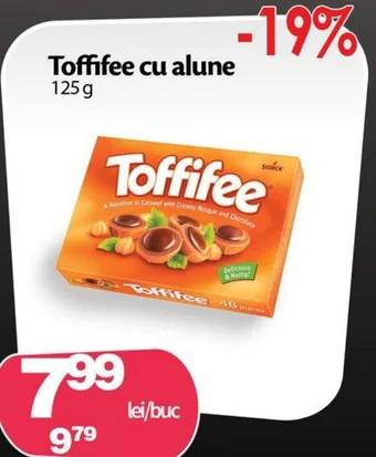 Unicarm Toffifee cu alune 125 g Ofertă