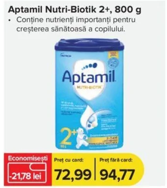 Dr.Max Aptamil Nutri-Biotik 2+, 800 g Ofertă