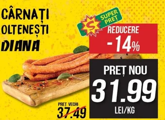 Diana Supermarket CÂRNATI OLTENESTI DIANA Ofertă