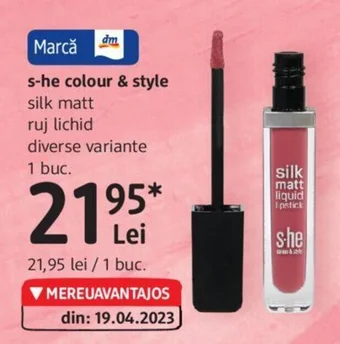 s-he colour & style silk matt