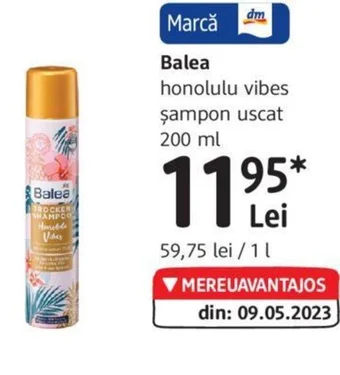 Balea honolulu vibes şampon uscat 200 ml